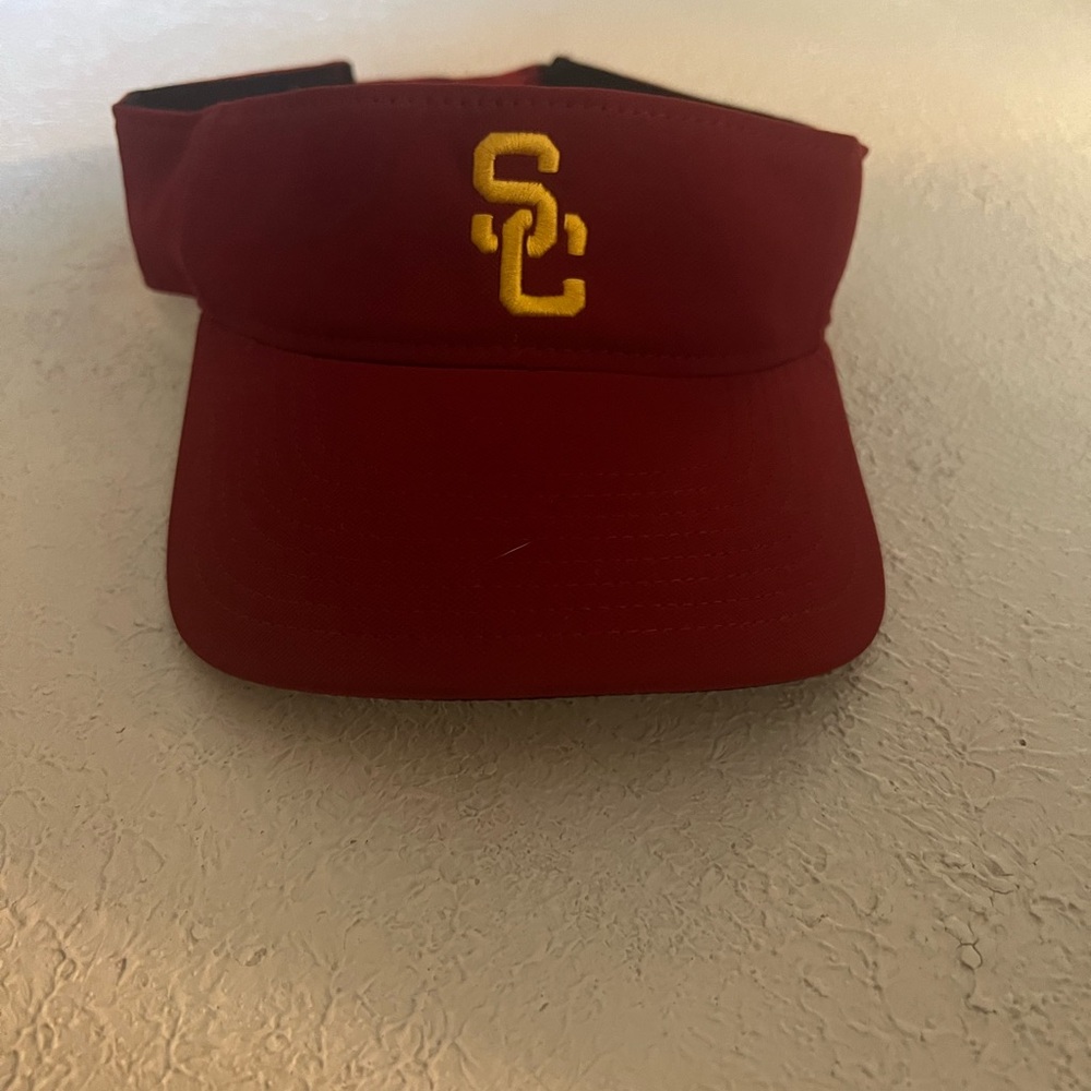 Nike Red Visor with Yellow Embroidery